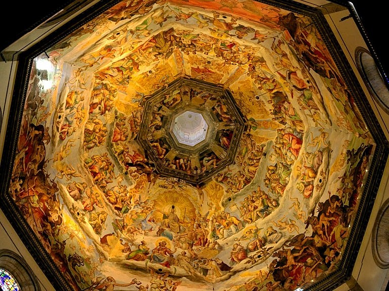Frescoes in the dome of Brunelleschi