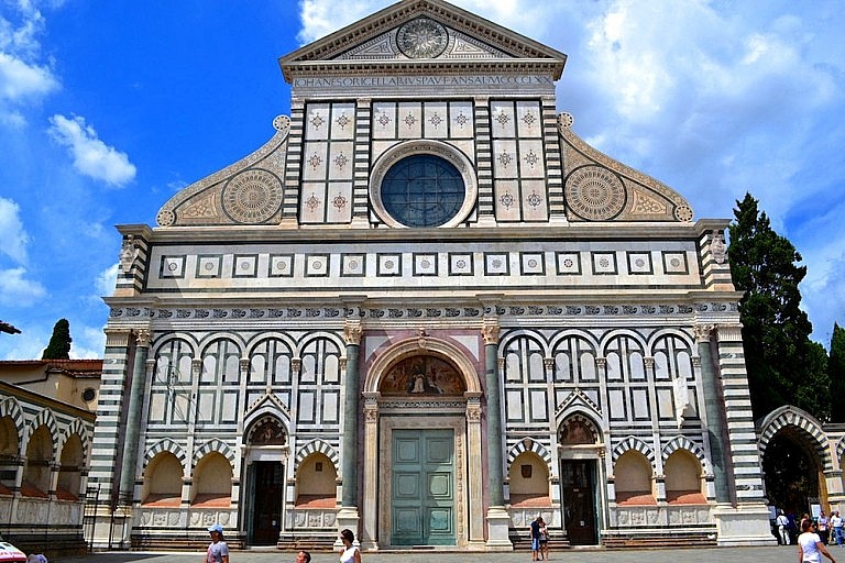 Santa Maria Novella church marble facade