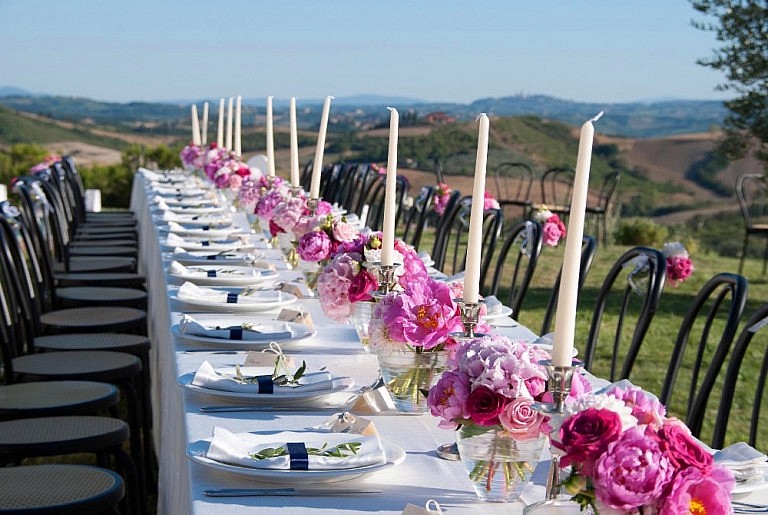 Villa for weddings in Tuscany with stunning views