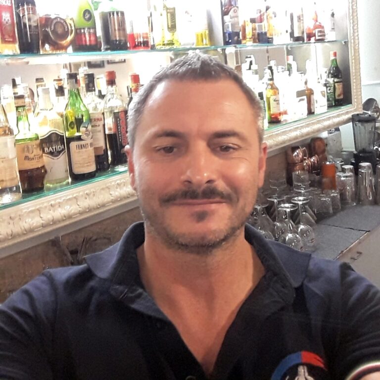 Our bartender Angelo ready to meet you