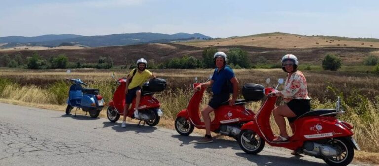 Private vespa tour with our guide Luca