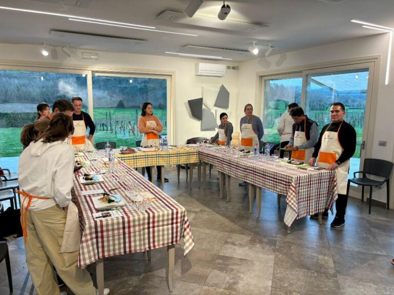 Cooking class held at a wonderful winery in San Miniato
