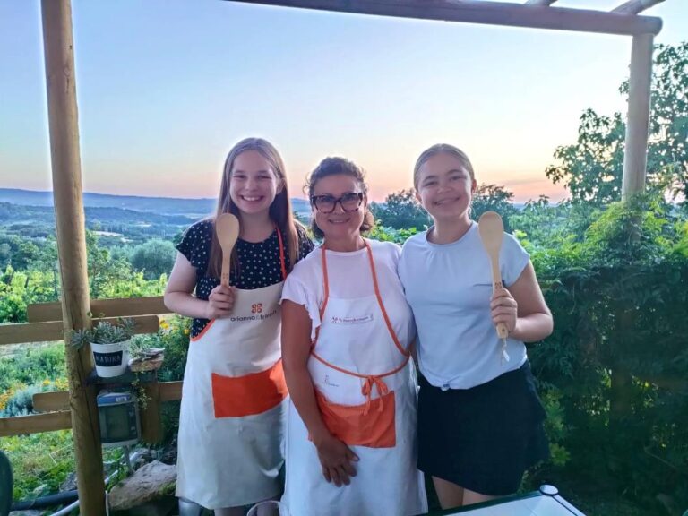 Our best chefs with our cook Elisabetta