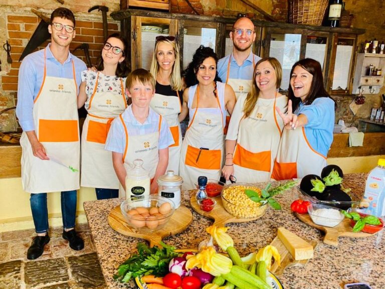 Typical Tuscan cooking class at Rita's farm